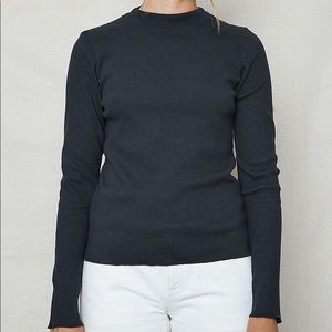 Back Beat Co Cotton Rib Turtleneck
